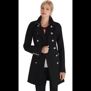 White House Black Market Long Skirted Coat